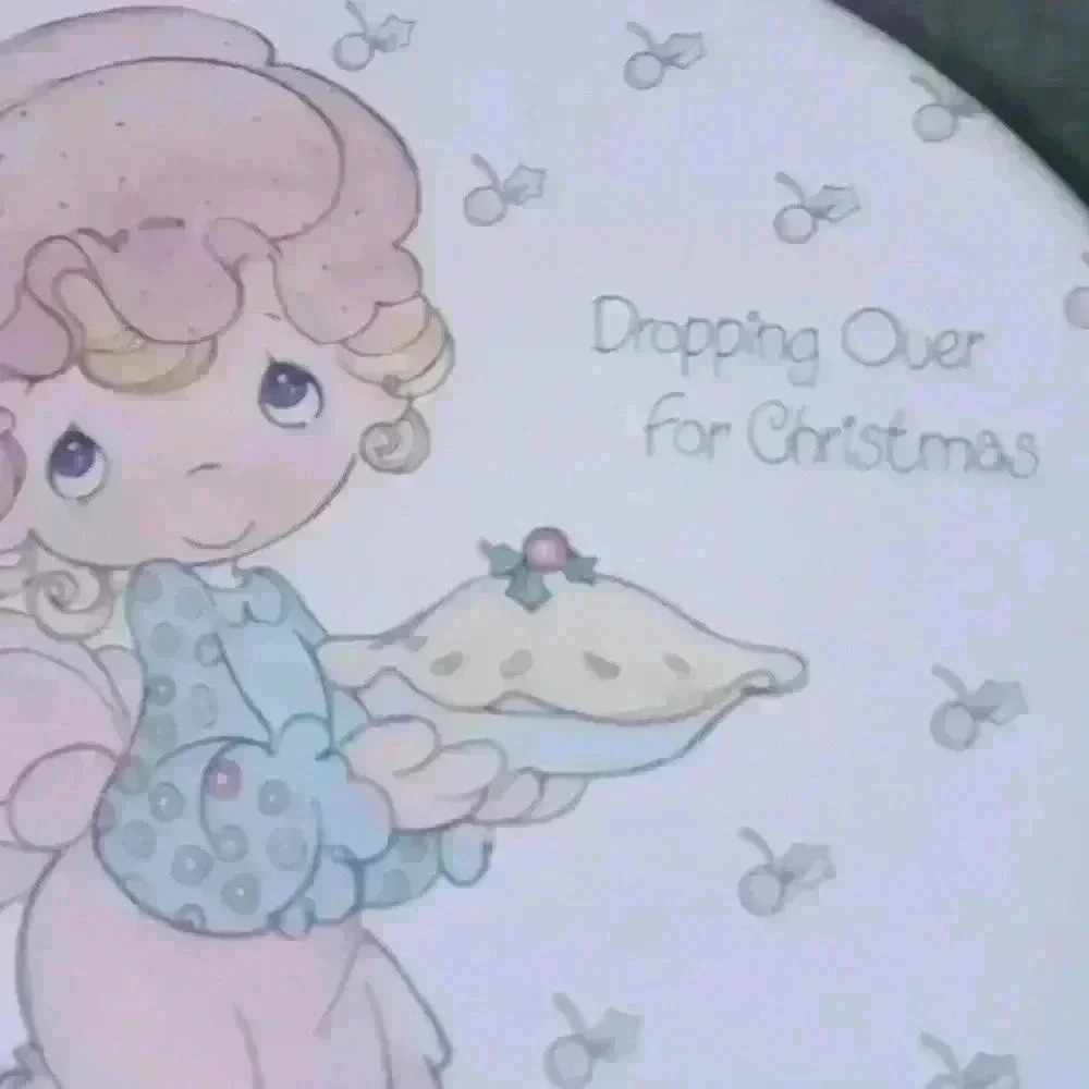 Large wall plaque preciousmoments 💞  'Dropping over for Christmas 🎄 wall art - Picture 2 of 5